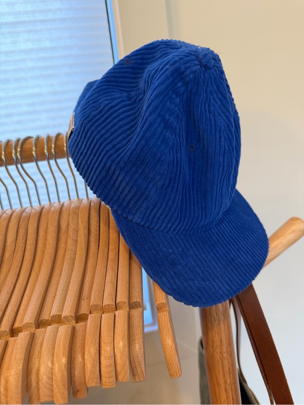 Royal Blue Corduroy Baseball Cap